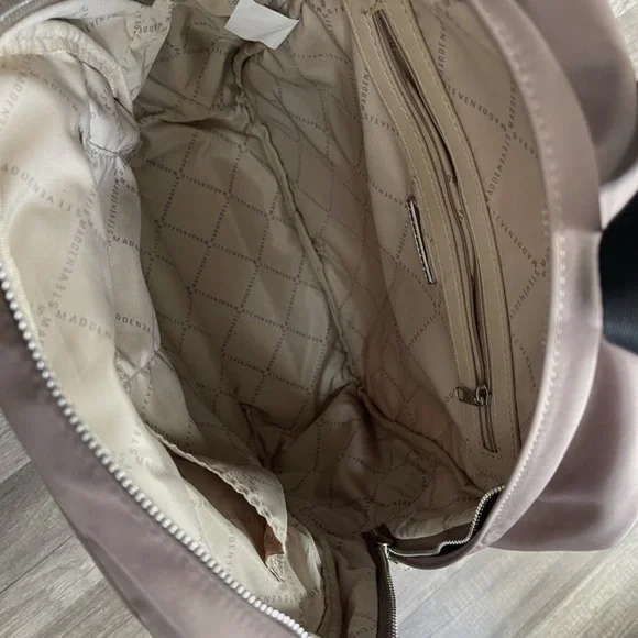 Steve Madden Tan Backpack Modern Design - Picture 6 of 10